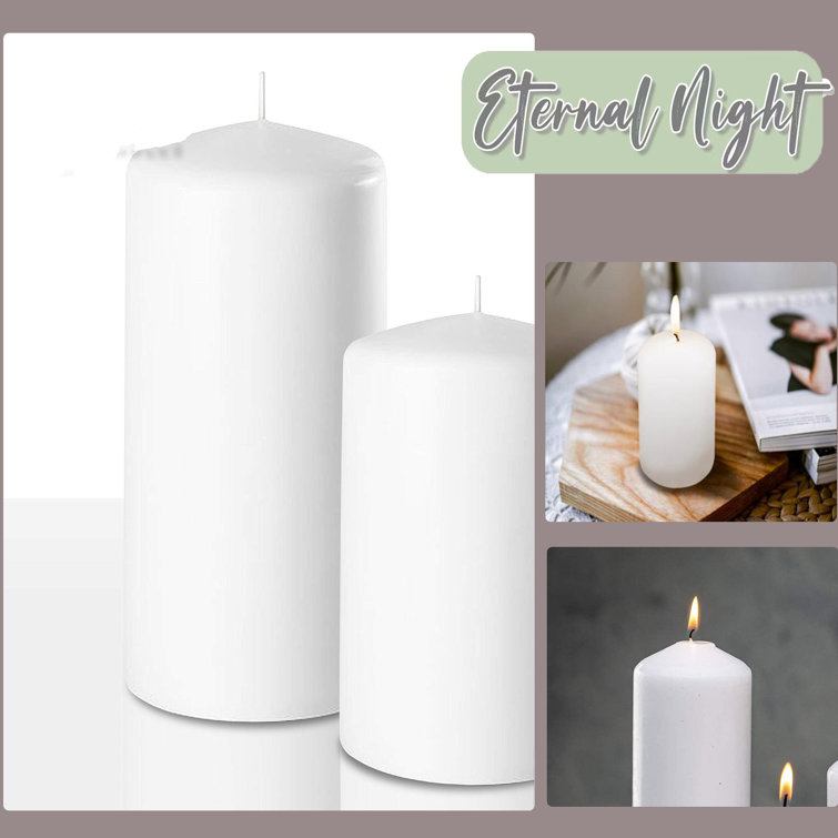 Eternal Night Unscented Pillar Candle Wayfair Canada